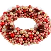 Käthe Wohlfahrt Adventskranz Aus Kugeln, Rot-Gold Hot