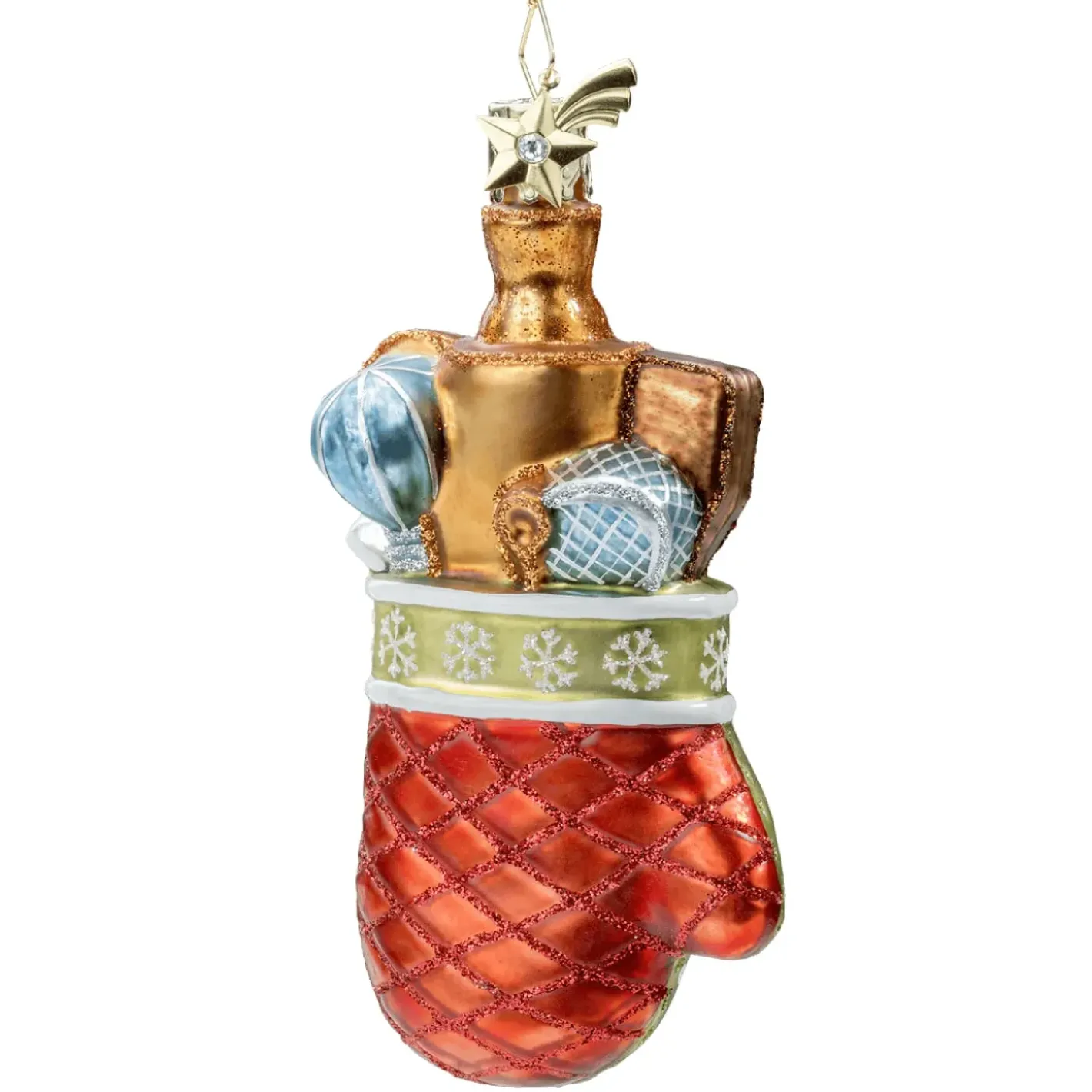 Poesie in Glas Backhandschuh Mit Utensilien Clearance