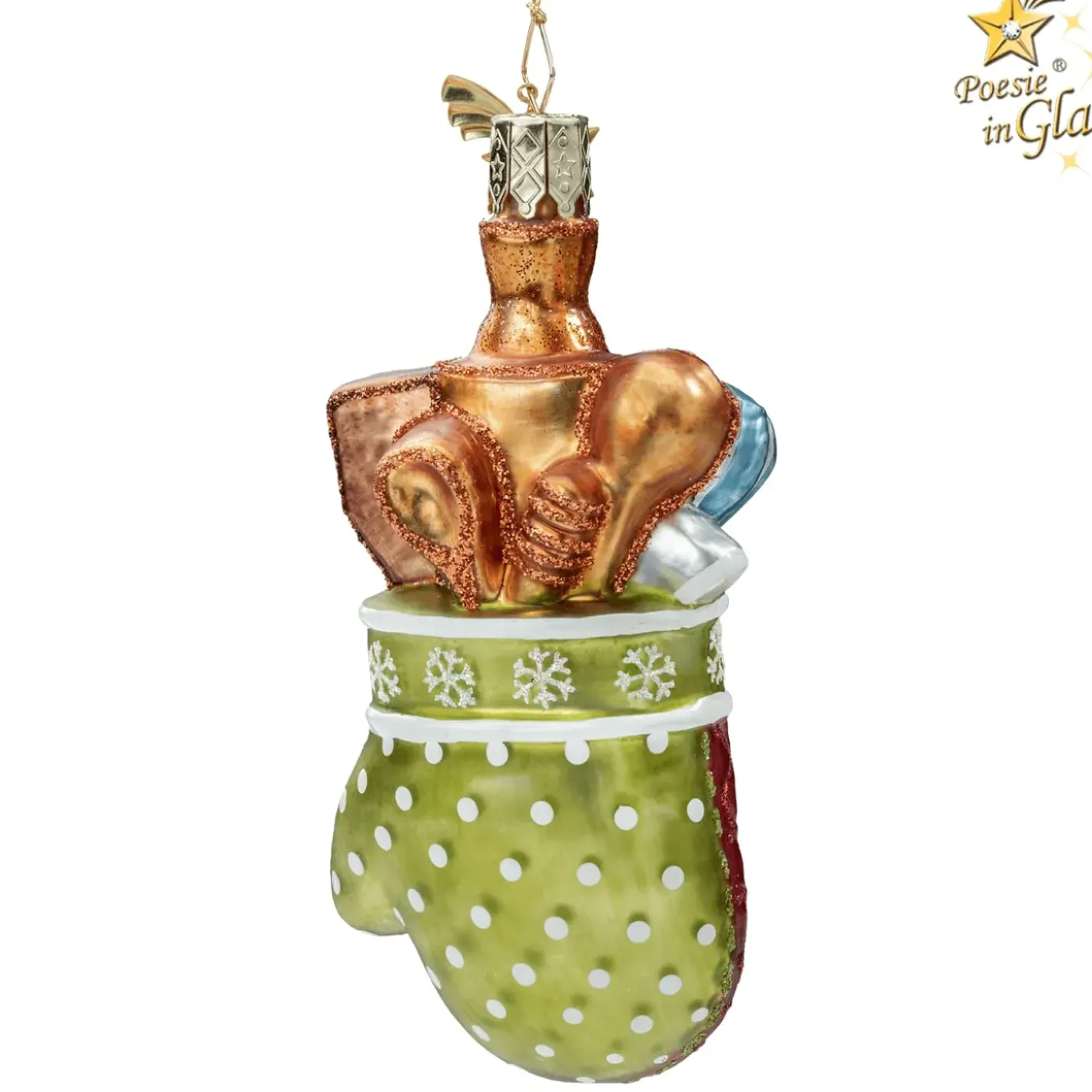 Poesie in Glas Backhandschuh Mit Utensilien Clearance