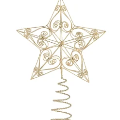 Käthe Wohlfahrt Baumspitze Filigraner Stern, Gold Clearance
