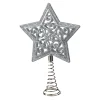 Käthe Wohlfahrt Baumspitze Stern Mit Glimmer, Silber Clearance