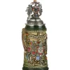 Käthe Wohlfahrt Bierkrug Mit Zinnadler "Stadtwappen", Braun, 0,4L Hot