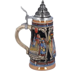 Käthe Wohlfahrt Bierkrug Mit Zinndeckel