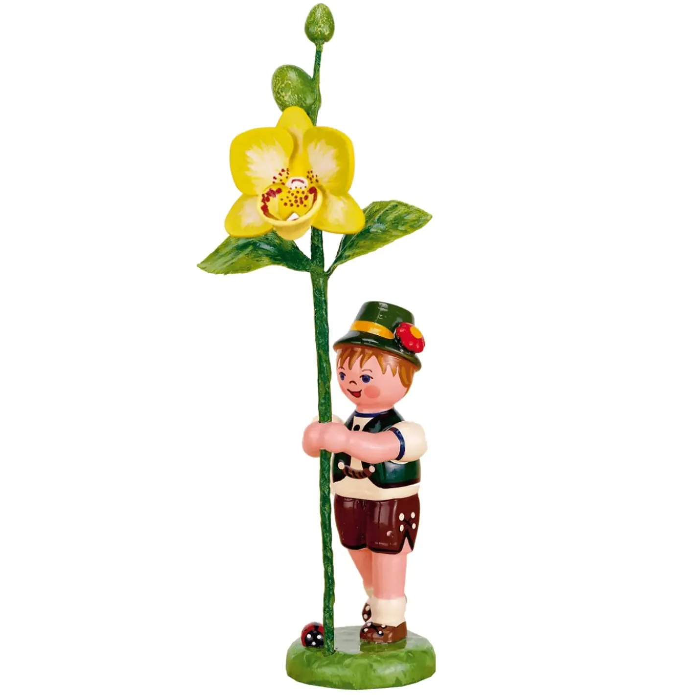 Hubrig Volkskunst Blumenkinder Orchidee