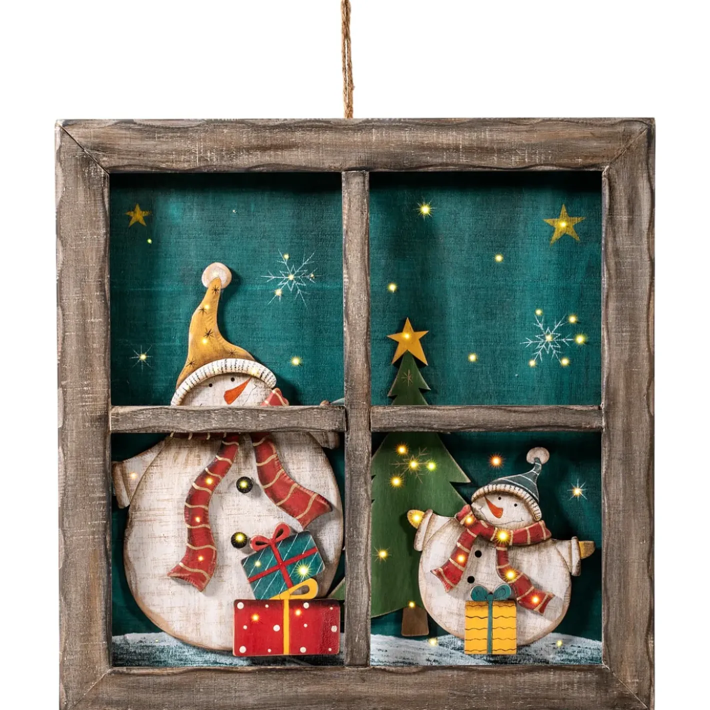 Käthe Wohlfahrt Deko-Fenster "Weihnachtsabend" Hot
