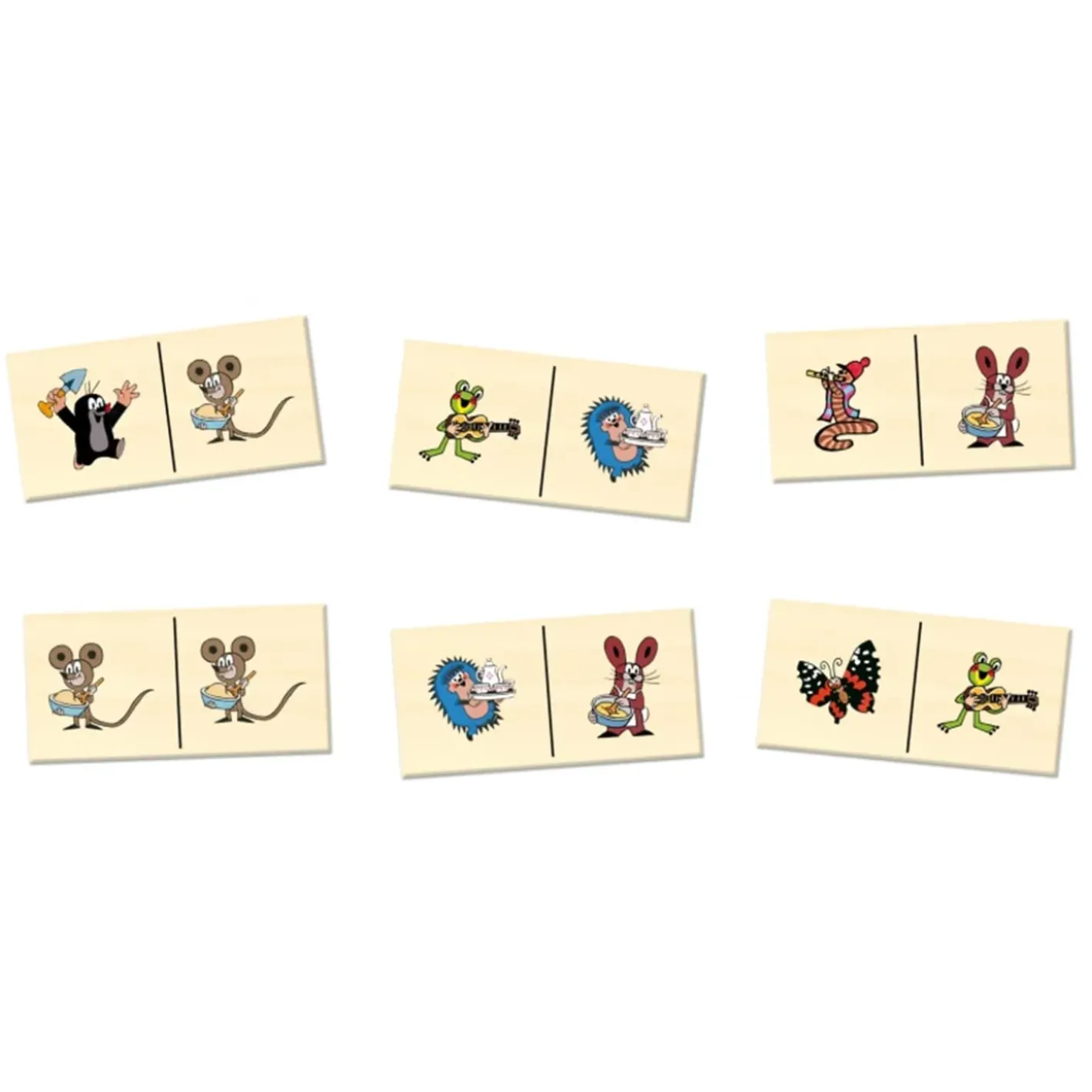 Trötsch Verlag Domino "Der Kleine Maulwurf" Hot