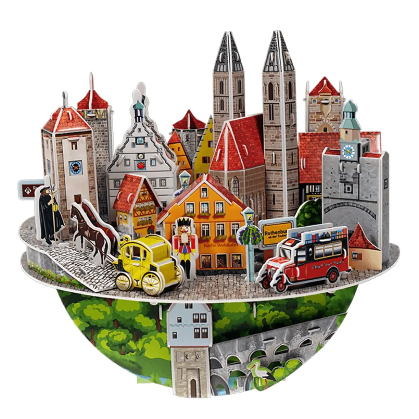 Käthe Wohlfahrt 3D Puzzle Rothenburg Clearance