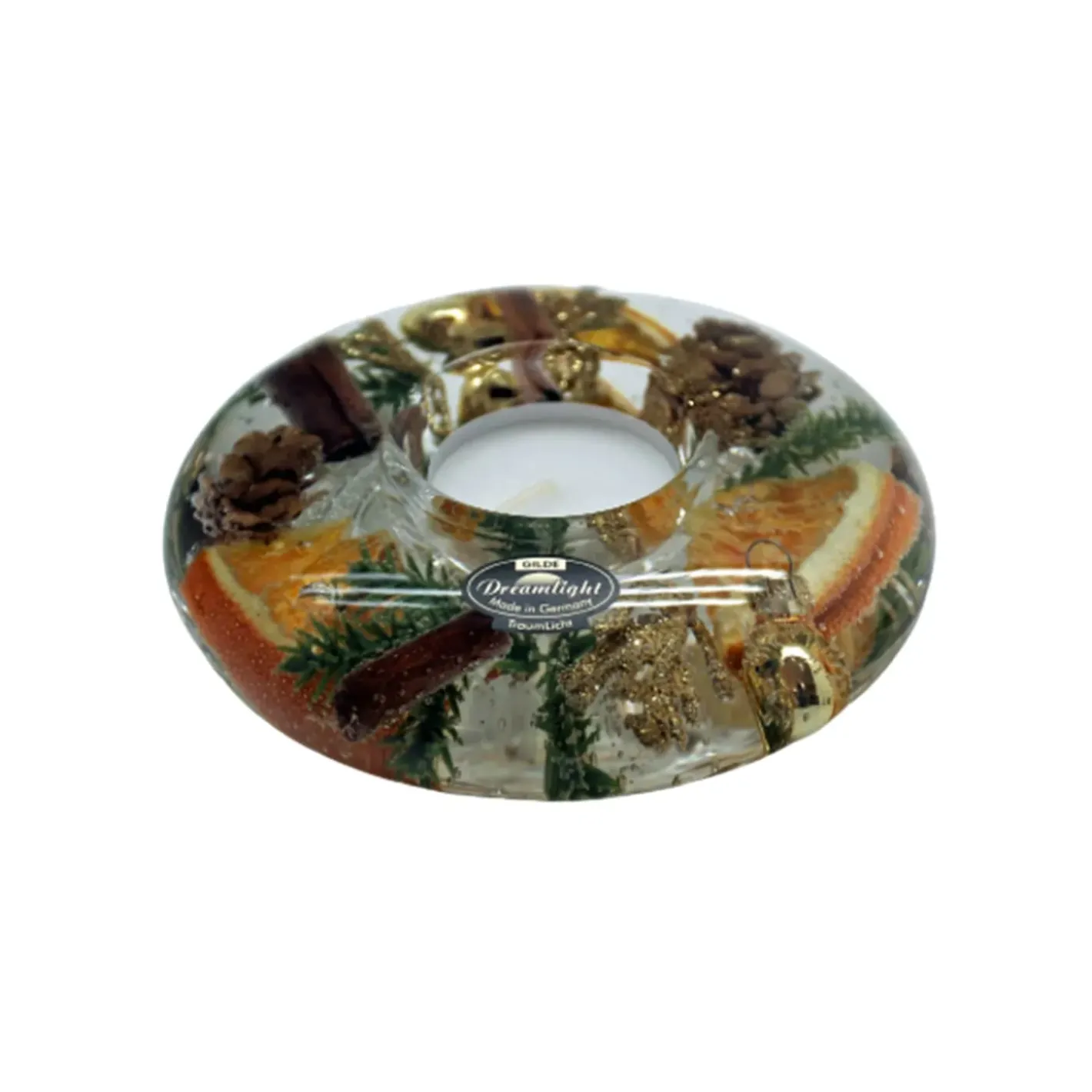 Käthe Wohlfahrt Dreamlight "Christmas Fruits" - Kerzenhalter Ufo Medium