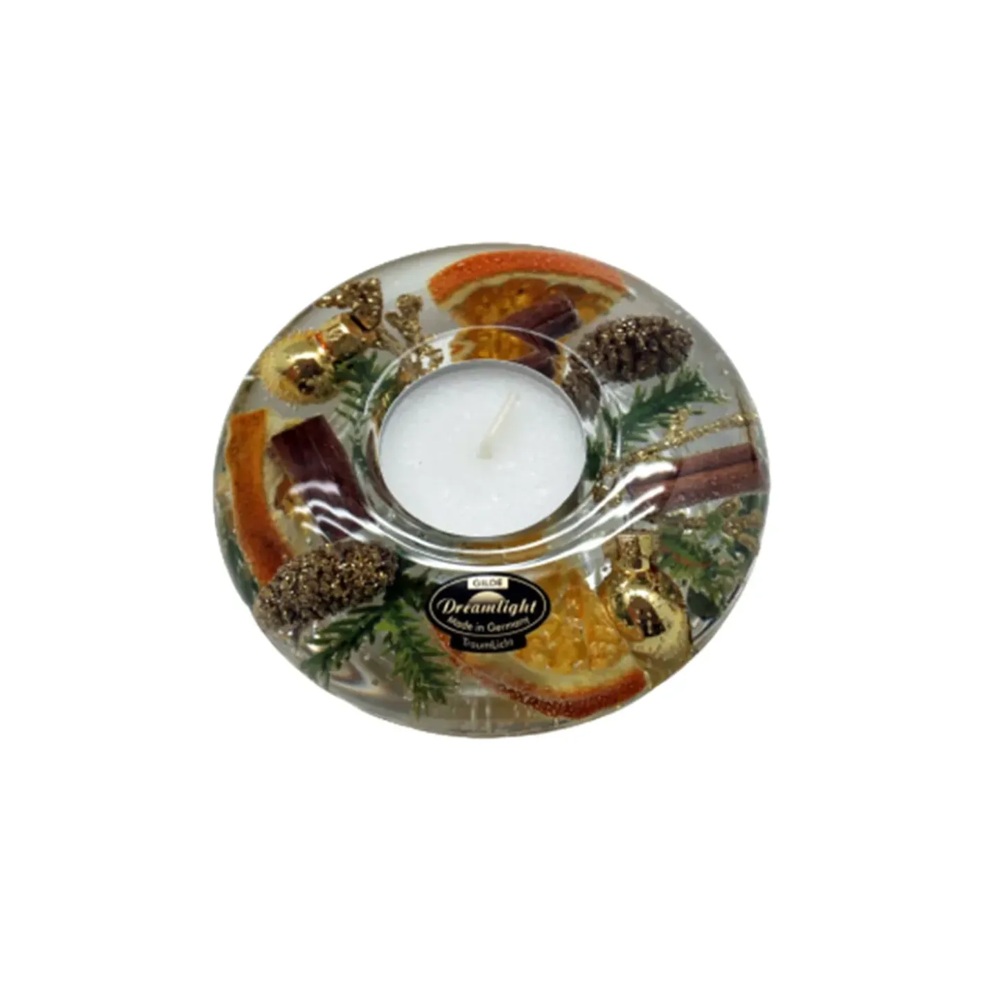 Käthe Wohlfahrt Dreamlight "Christmas Fruits" - Kerzenhalter Ufo Medium