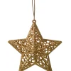 Käthe Wohlfahrt 3-D Stern Mit Glimmer, Gold Sale