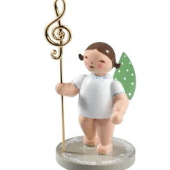 WENDT & KÜHN Engel Mit Goldenem Notenschlussel "Beethoven", Braun