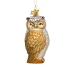 Poesie in Glas Eule Gold-Silber Sale