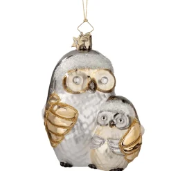 Poesie in Glas Eulenmutter Mit Kind Outlet