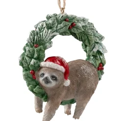 Käthe Wohlfahrt Faultier Im Adventskranz Outlet