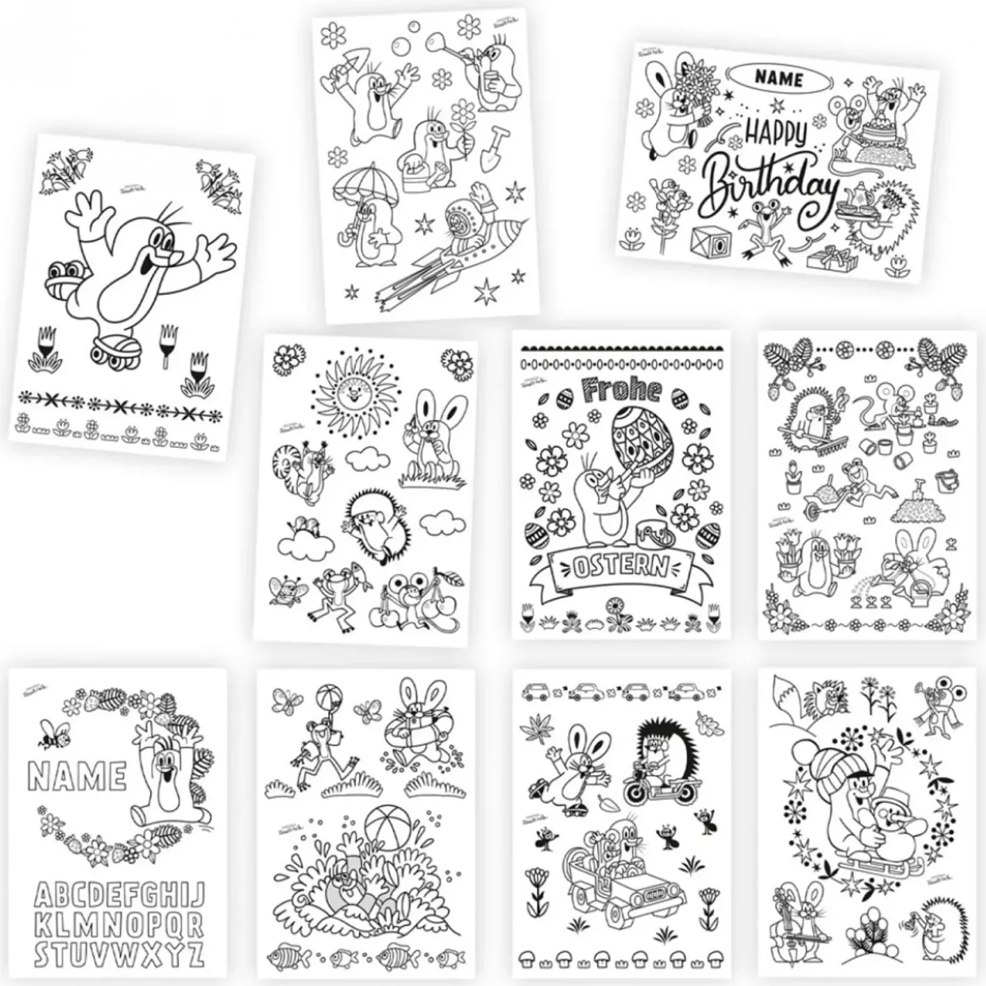 Trötsch Verlag Fensterbilder Kleiner Maulwurf New