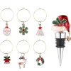 Käthe Wohlfahrt Flaschenstopper-Set "Weihnachtsmutze" Clearance