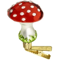 Poesie in Glas Fliegenpilz Mit Clip, Gros (5Cm) Clearance