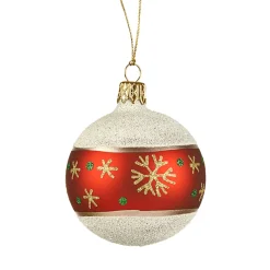 Käthe Wohlfahrt Glaskugel Frosty Mit Schneeflocken, 6Cm Online