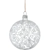 Käthe Wohlfahrt Glaskugel Klar Mit Irisschnorkeln, 8 Cm Sale
