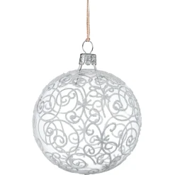 Käthe Wohlfahrt Glaskugel Klar Mit Irisschnorkeln, 8 Cm Sale