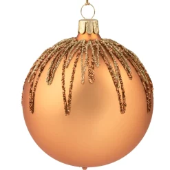 Käthe Wohlfahrt Glaskugel Kupfer Mit Glitterdach, 8 Cm Best