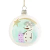 Käthe Wohlfahrt Glaskugel Mit Schneemann Und Sternschnuppe, 7Cm Outlet