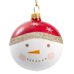 Käthe Wohlfahrt Glaskugel Schneemann, 7 Cm Clearance