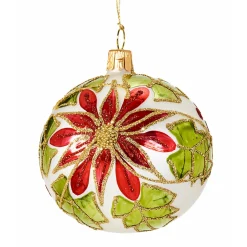 Käthe Wohlfahrt Glaskugel Weihnachtsstern, 7 Cm New