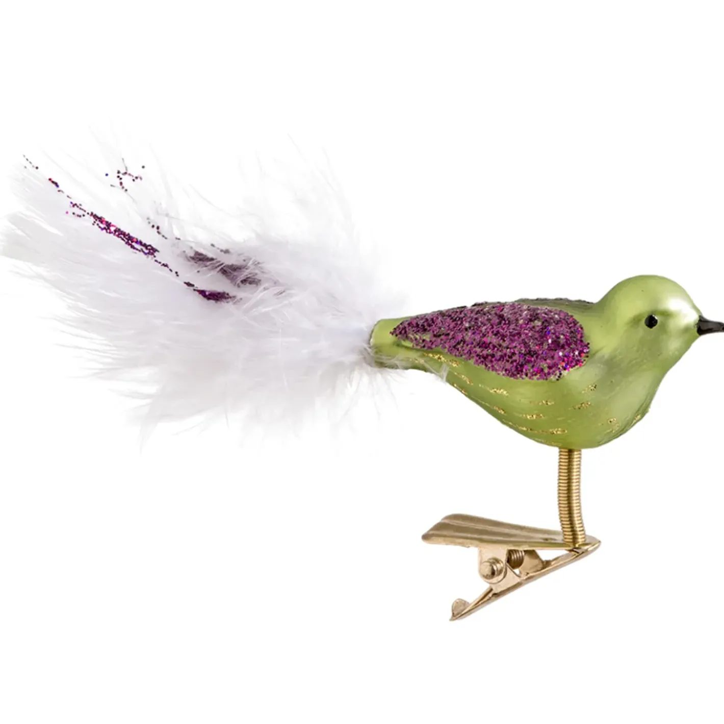 Poesie in Glas Glasvogel Grun-Lila Clearance