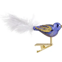 Poesie in Glas Glasvogel Lila/Gold Best
