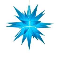 Herrnhuter Sterne Herrnhuter Stern Blau, 13Cm, Kunststoff Clearance