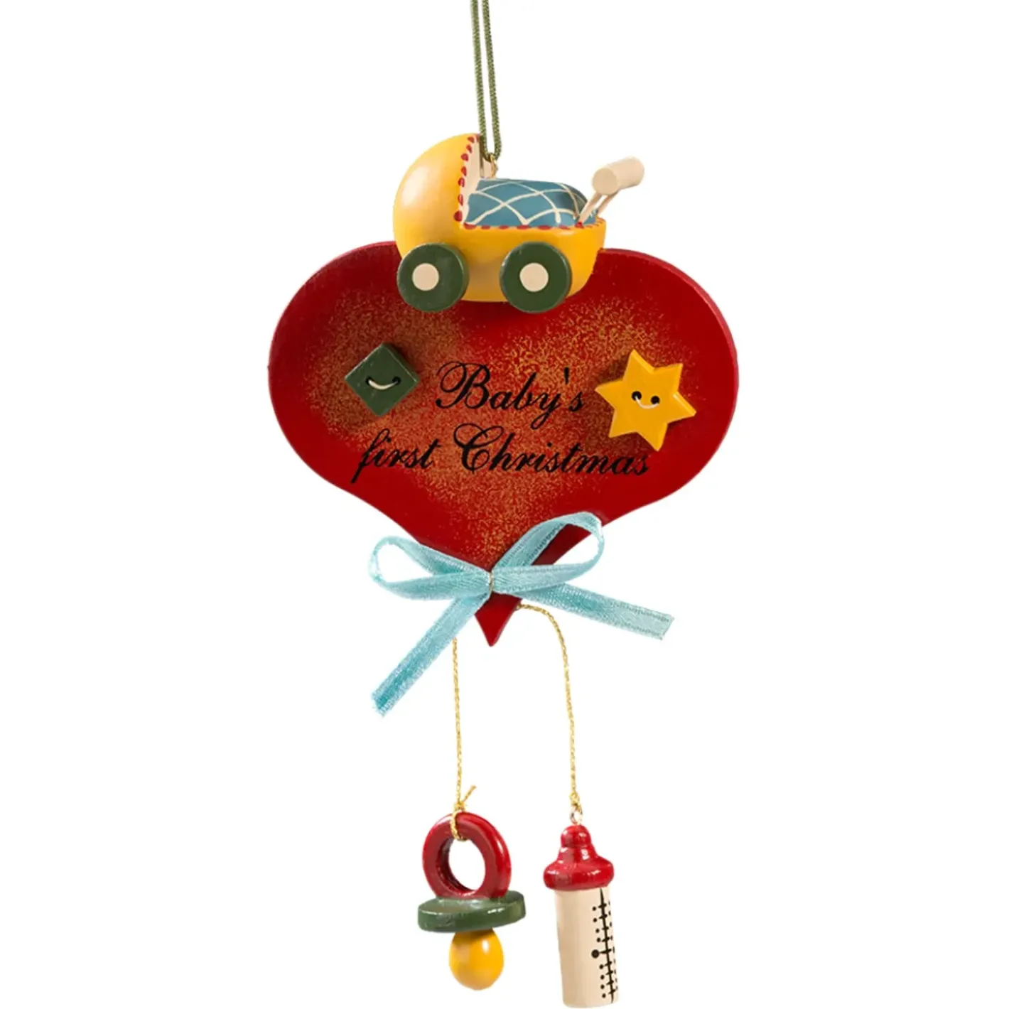 Käthes Original Herz Mit Kinderwagen (Baby'S First Christmas) Clearance