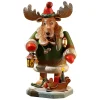 Käthes Original Holzknoddl "Elch", Rauchermannchen Discount