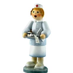 Käthes Original Holzknoddl "Krankenschwester", Rauchermannchen Outlet