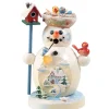 Käthes Original Holzknoddl Schneemann "Vogelgezwitscher", Rauchermannchen Outlet