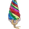 Poesie in Glas Kegel "Spirale" Bunt Online