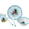 Trötsch Verlag Kindergeschirr-Set "Der Kleine Maulwurf" Auf Motorrad Clearance