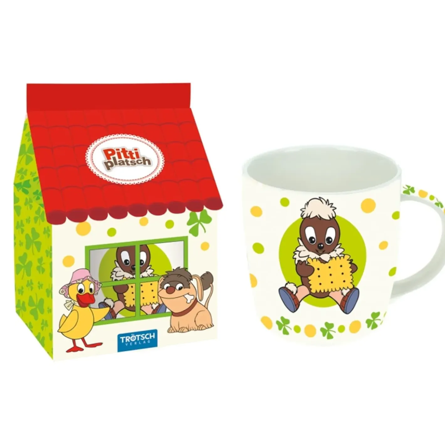 Trötsch Verlag Kindertasse "Pittiplatsch" Im Haus Hot