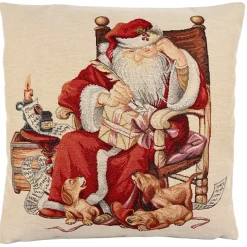 Käthe Wohlfahrt Kissenhulle "Der Weihnachtsmann Mit Wunschliste" Hot