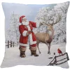 Sandner Kissenhulle "Weihnachtsmann Mit Hirsch" Outlet