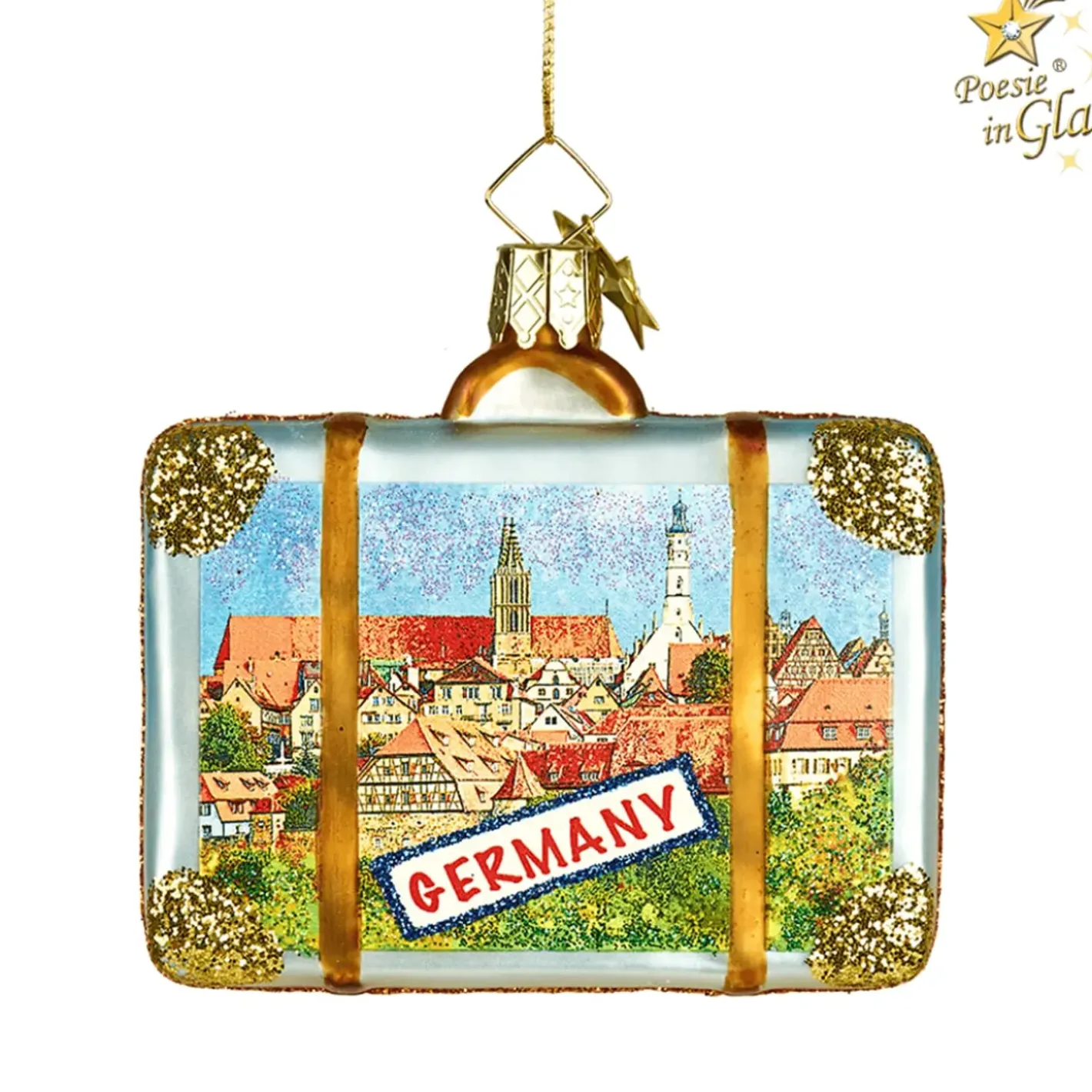 Poesie in Glas Koffer Rothenburg Hot