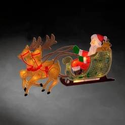 KONSTSMIDE Led Fensterbild "Weihnachtsmann Im Schlitten" Online