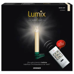 Krinner Lumix Superlight 10 Kerzen Basis Set In Elfenbein Sale