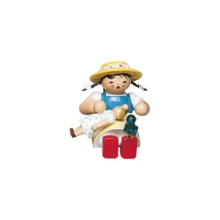 WENDT & KÜHN Madchen Mit Puppe Und Vogel Auf Fus Clearance