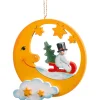 Käthes Original Mond Mit Schneemann Auf Schlitten New