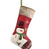 Käthe Wohlfahrt Nikolausstrumpf Mit Schneemann, Rot Outlet