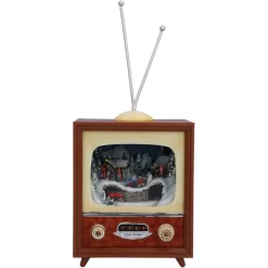 Käthe Wohlfahrt Nostalgiefernseher "Weihnachtszug", Spieldose