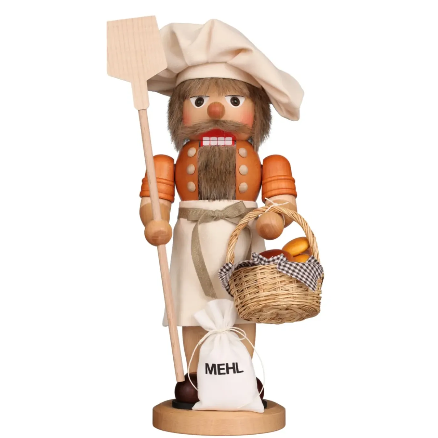 Christian ULBRICHT Nusknacker "Backer", Natur, 39Cm Outlet