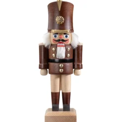 HODREWA Nussknacker "Gardesoldat", Braun/Lasiert, 20,5 Cm