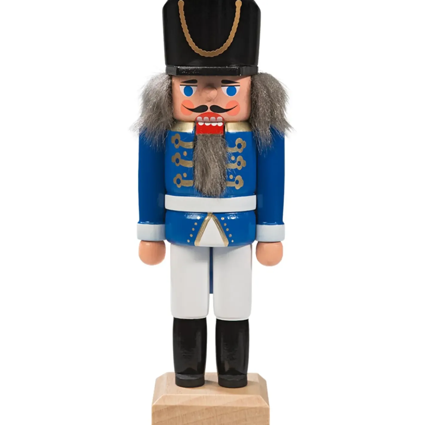 HODREWA Nussknacker "Husar" Blau, 14,5Cm Outlet